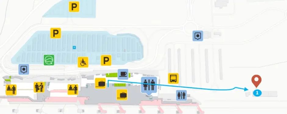 FUE office map
